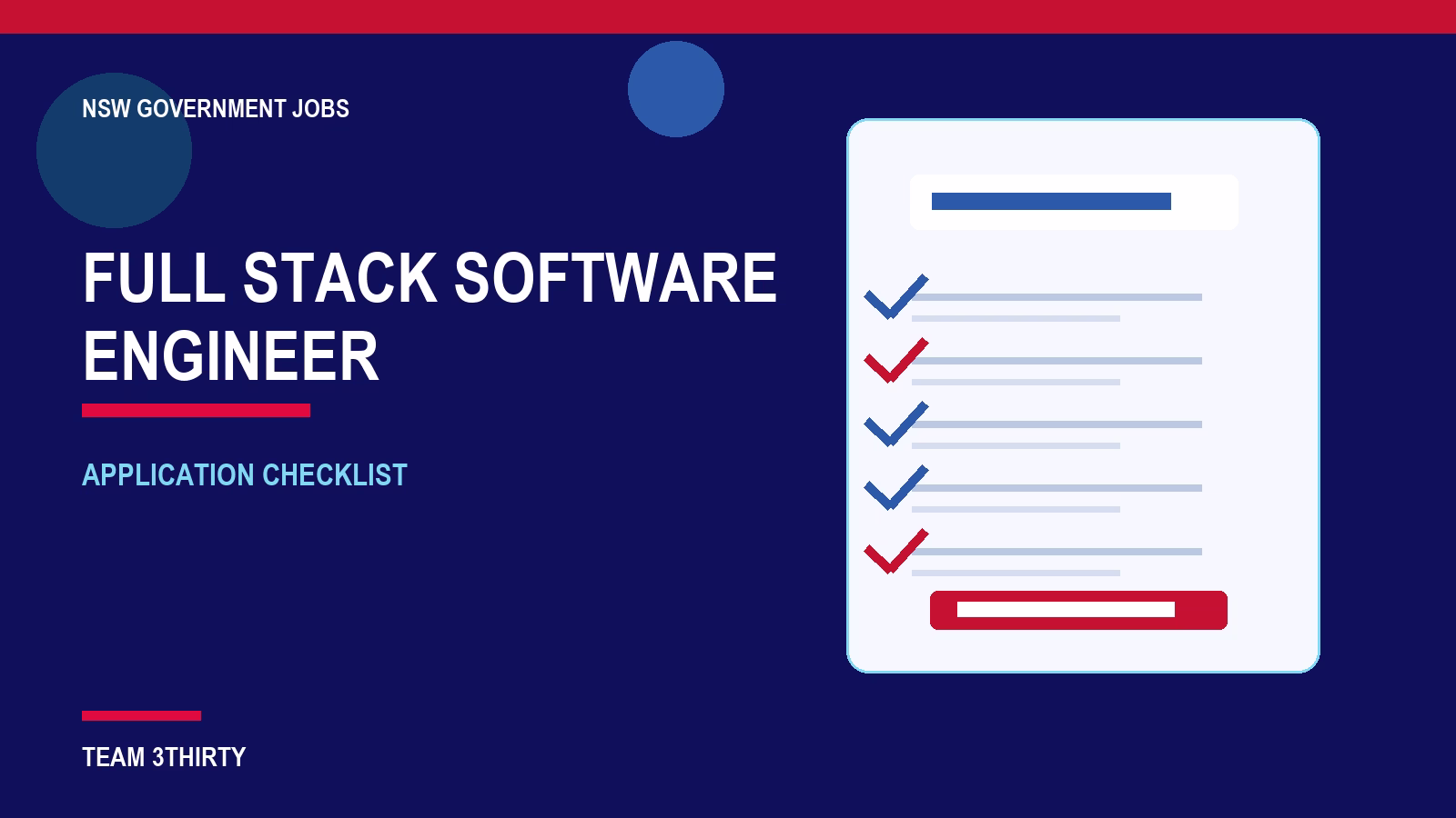 How to apply for Senior Software Engineer (Full Stack)