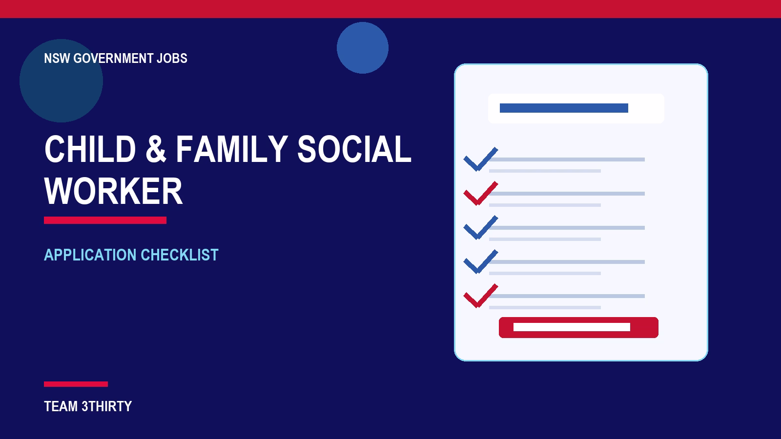 How to apply for CCLHD – Social Worker Level 1/2 – Child and Family Health