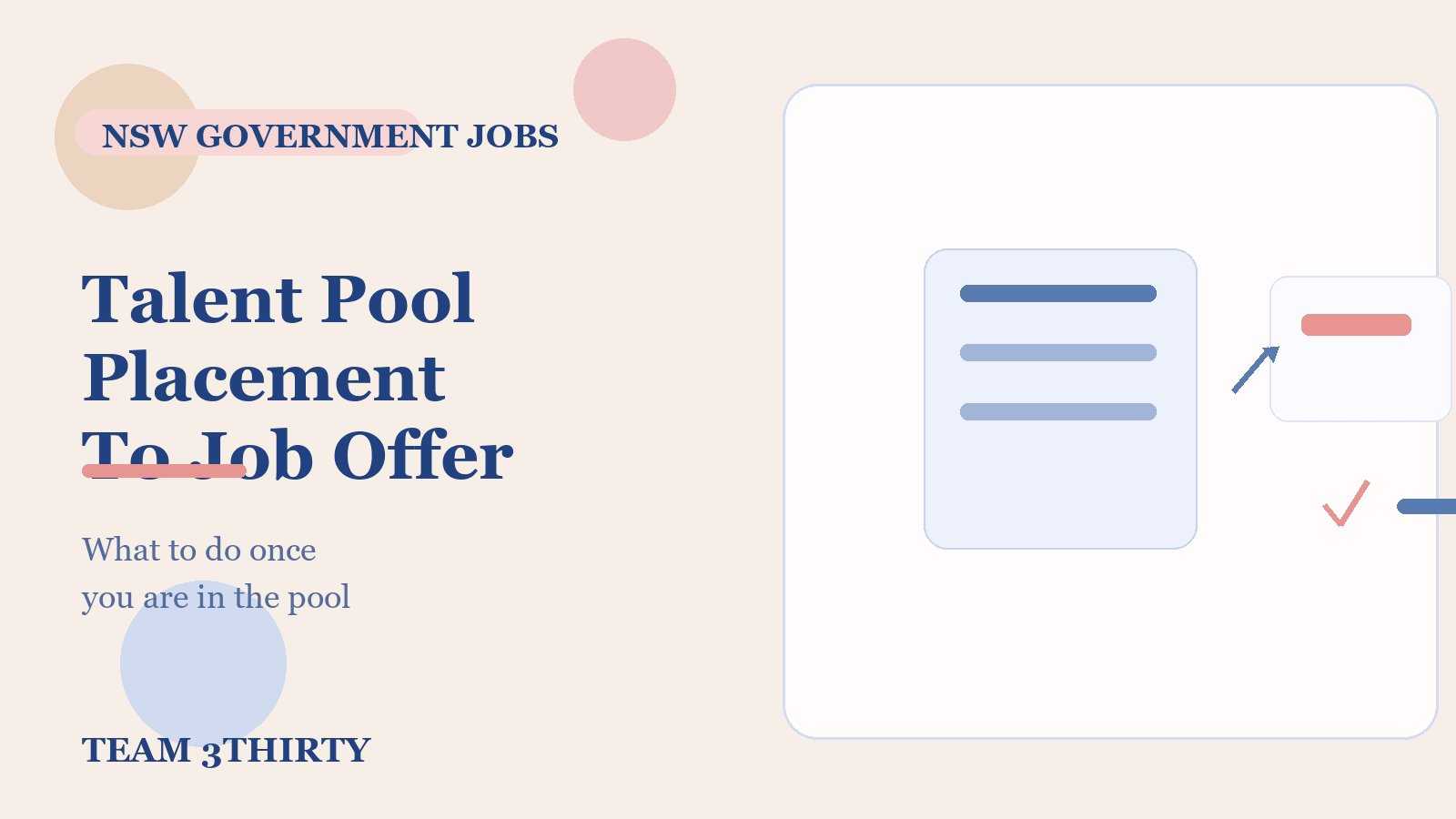 How to Turn Your NSW Government Talent Pool Placement into a Job Offer
