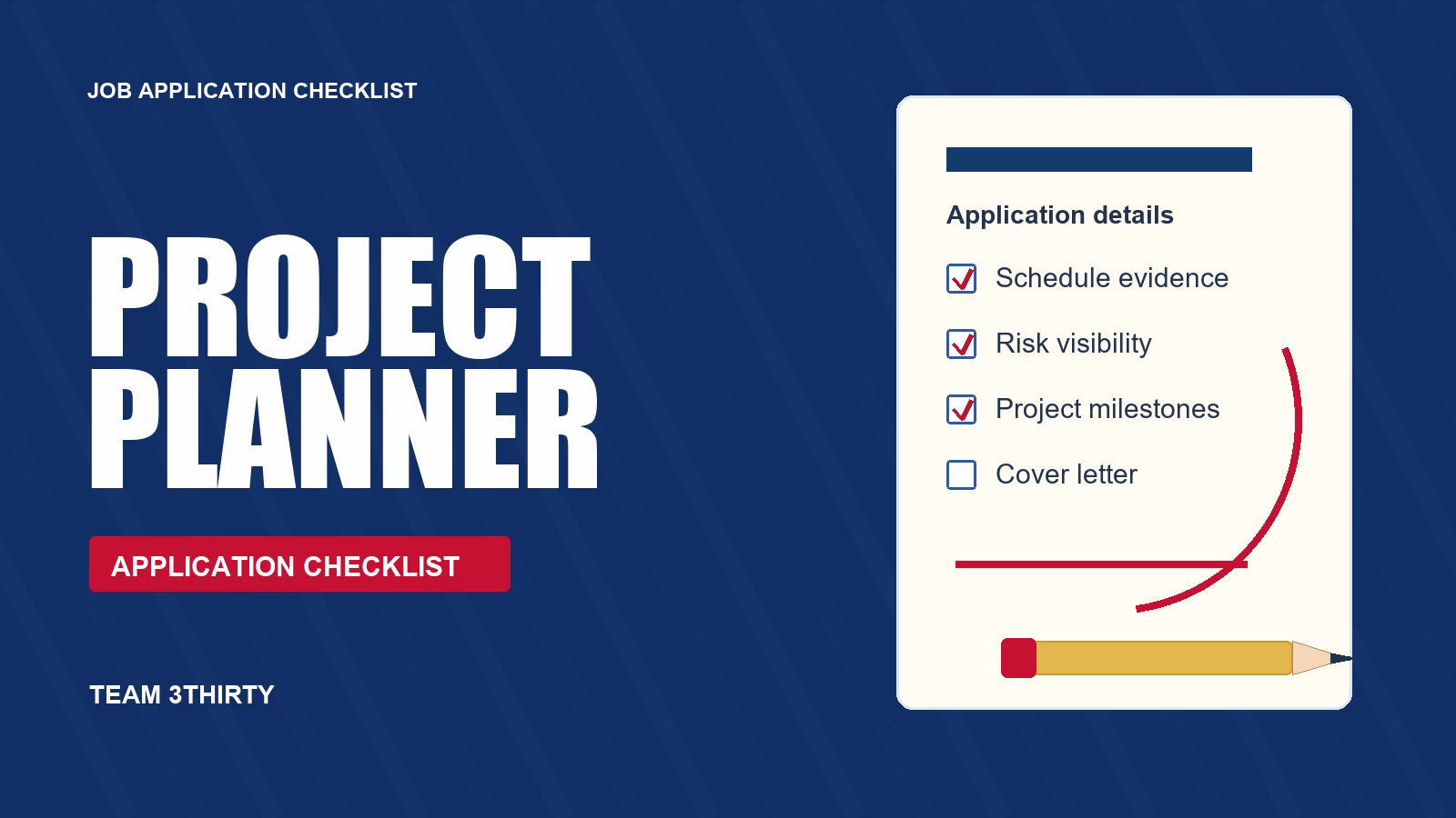 How to apply for Project Planner
