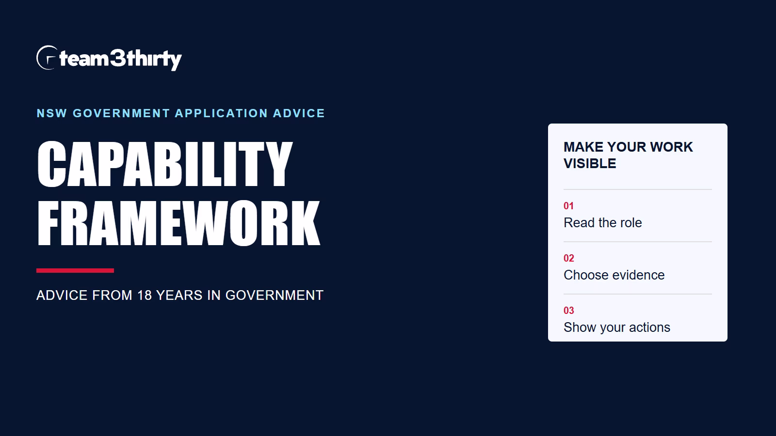 I Worked in NSW Government for 18 Years. Here’s What I’d Tell You About the Capability Framework