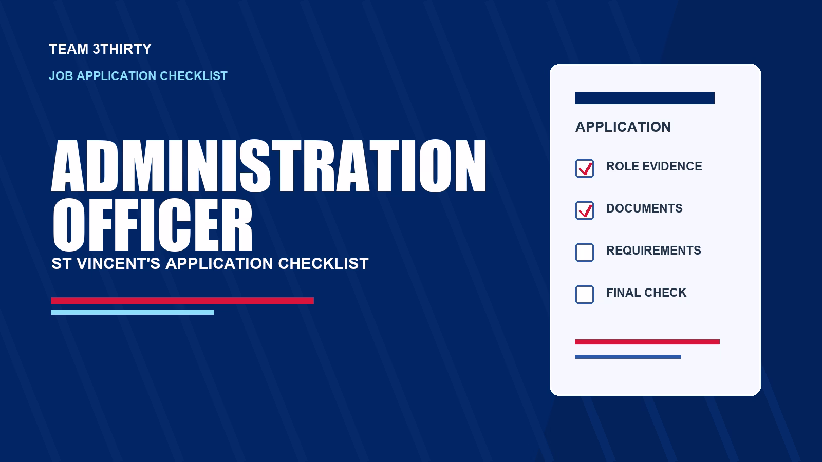 Administration Officer Application Checklist: What the Brief Cover Letter Needs