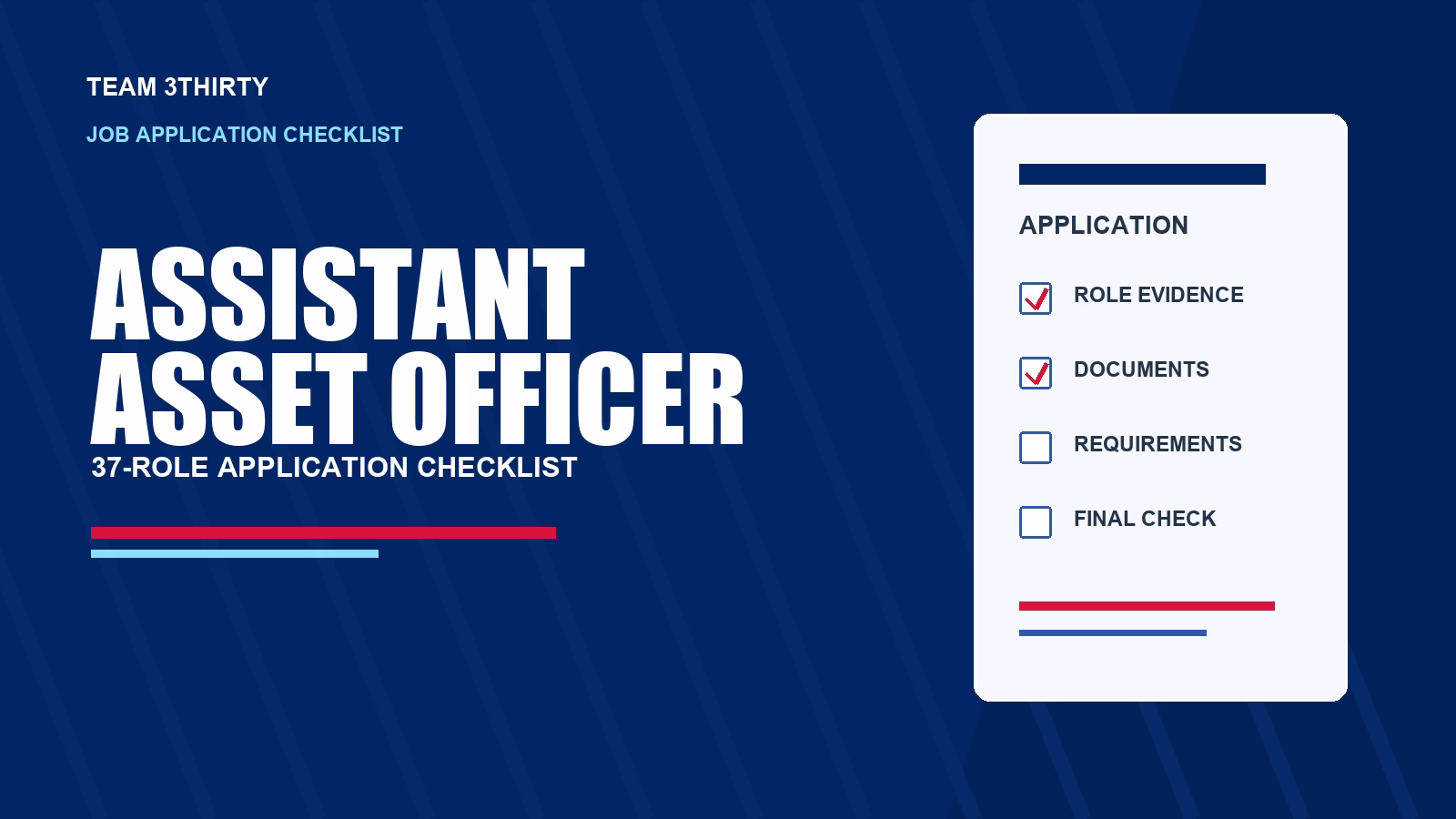 Assistant Asset Officer Application Checklist: 37 NPWS Roles Across NSW