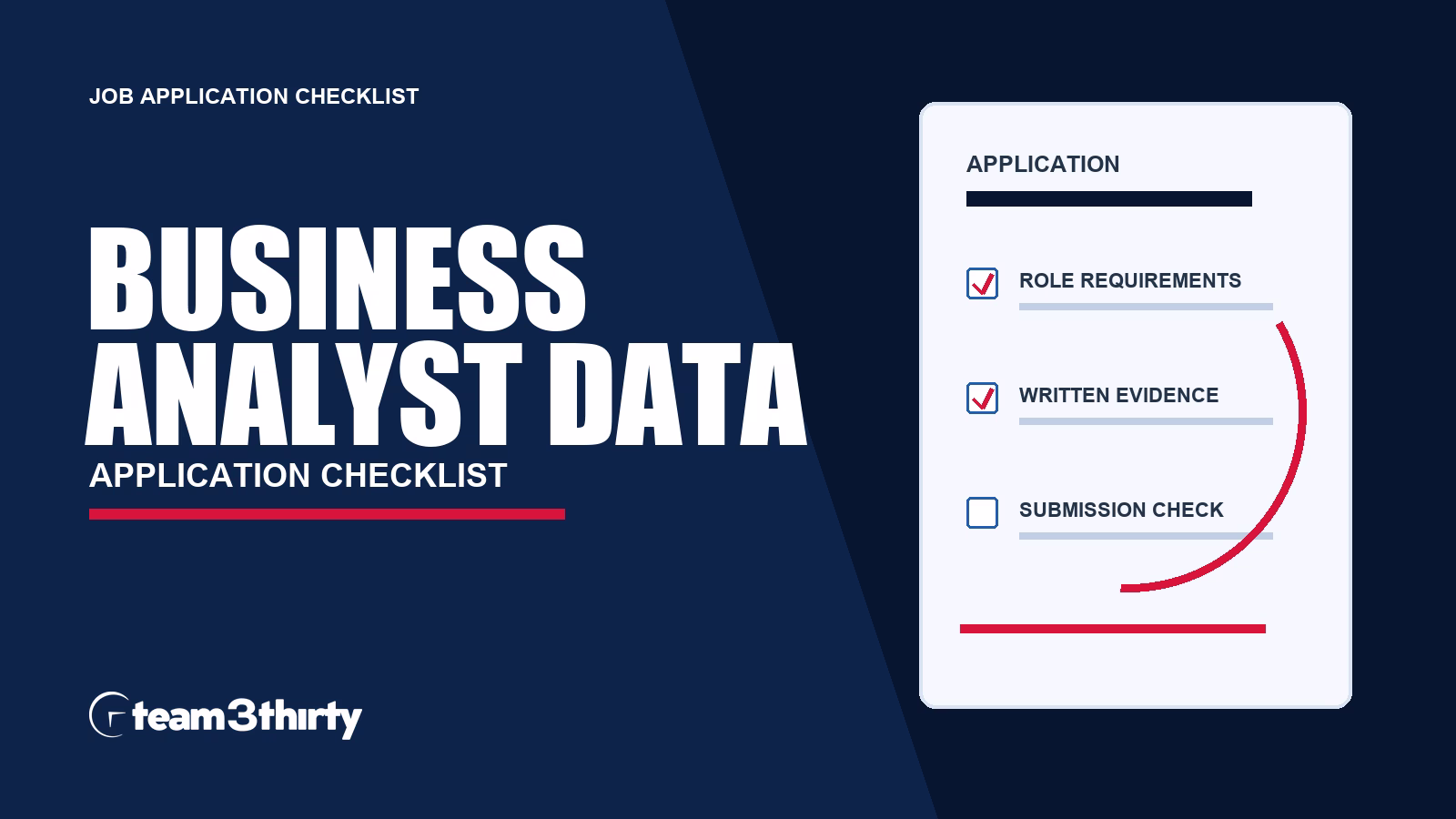 How to apply for Business Analyst – Data and Analytics