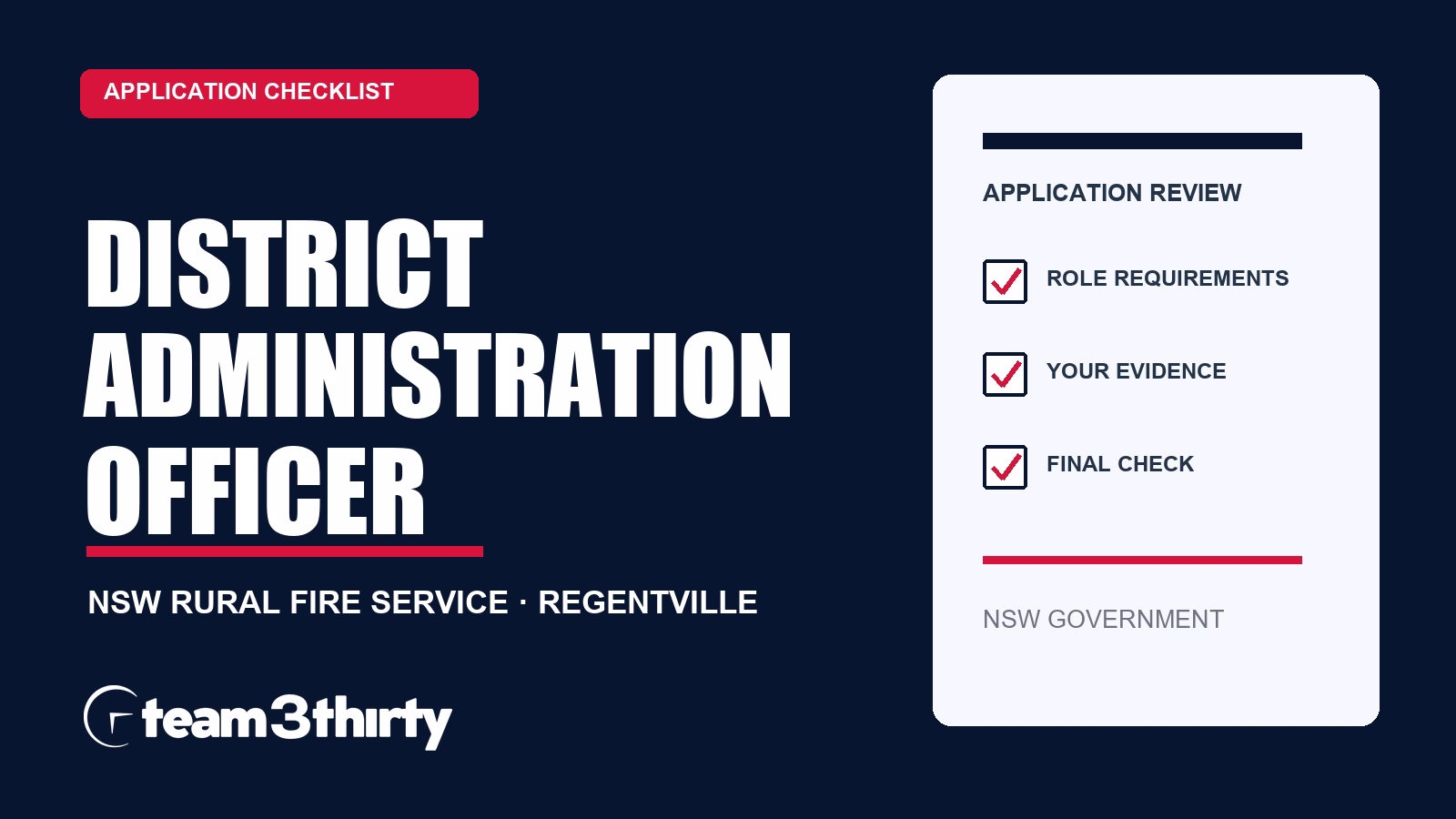 How to apply for District Administration Officer