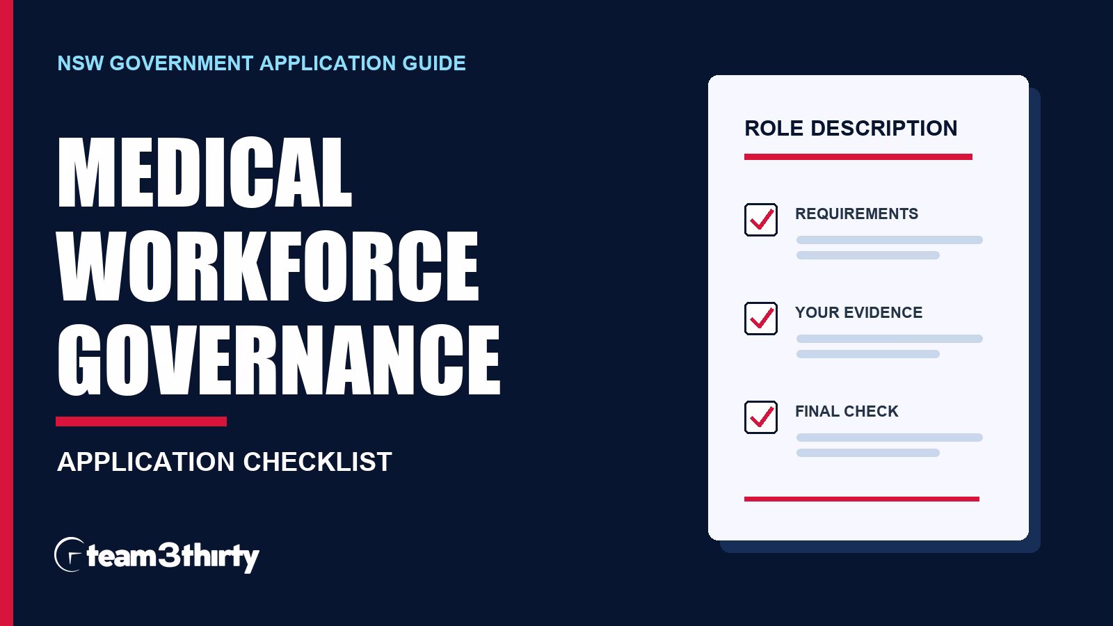 How to apply for Medical Workforce Governance Officer at SLHD