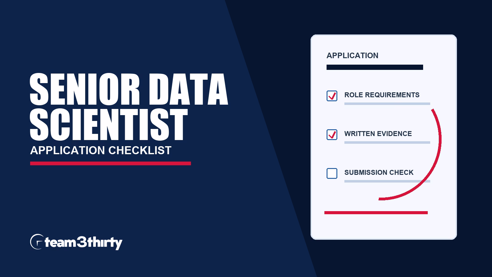 How to apply for Senior Data Scientist