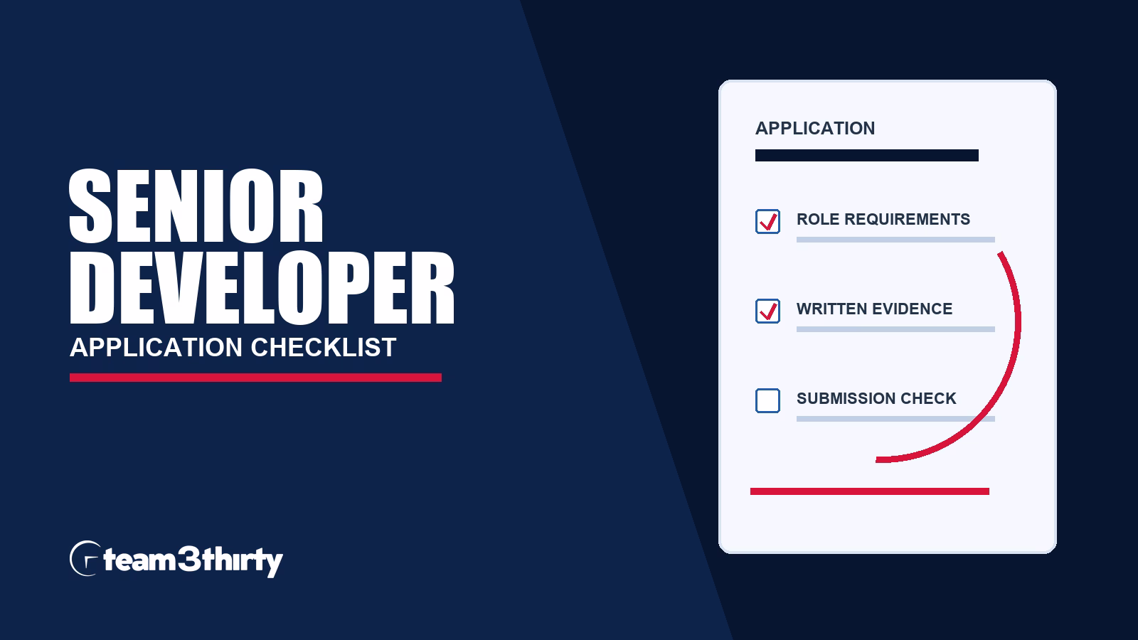 How to apply for Senior Developer