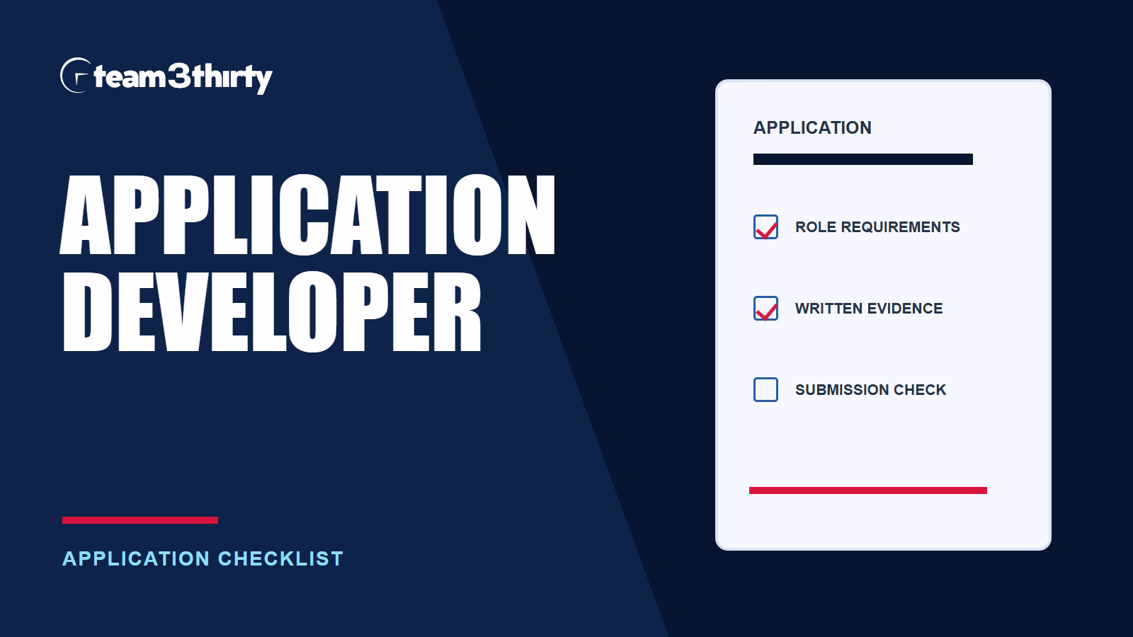 How to apply for Application Developer – Digital Portfolio Systems and Delivery