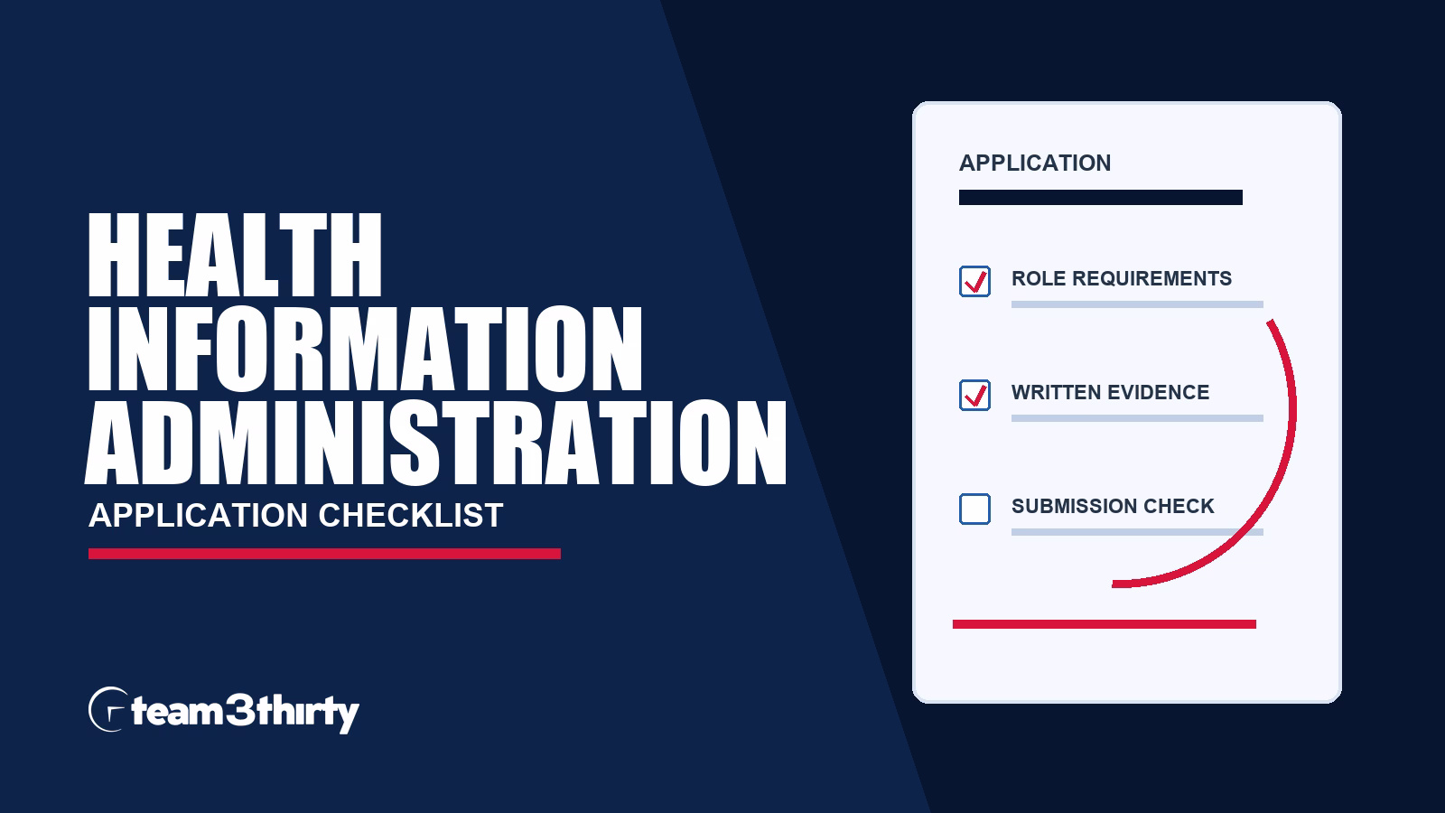 Administration Officer, Health Information at Tweed application checklist: records support and temporary part-time work