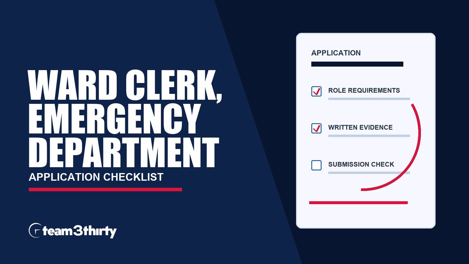 Administration Officer, Ward Clerk at Eurobodalla Regional Hospital application checklist: patient service and records