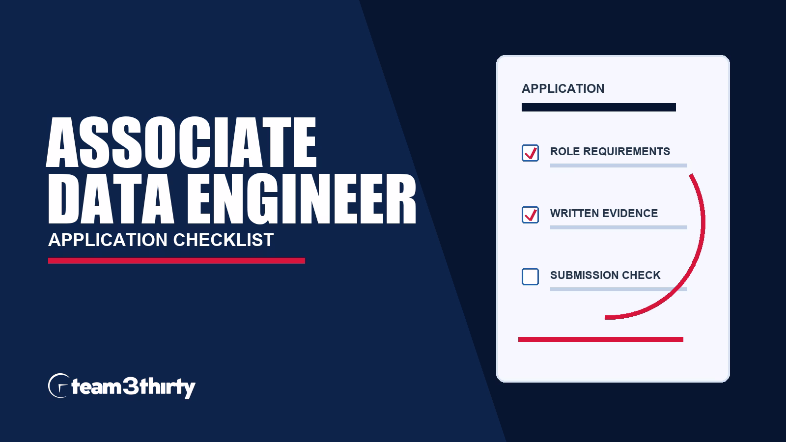How to apply for Associate Data Engineer
