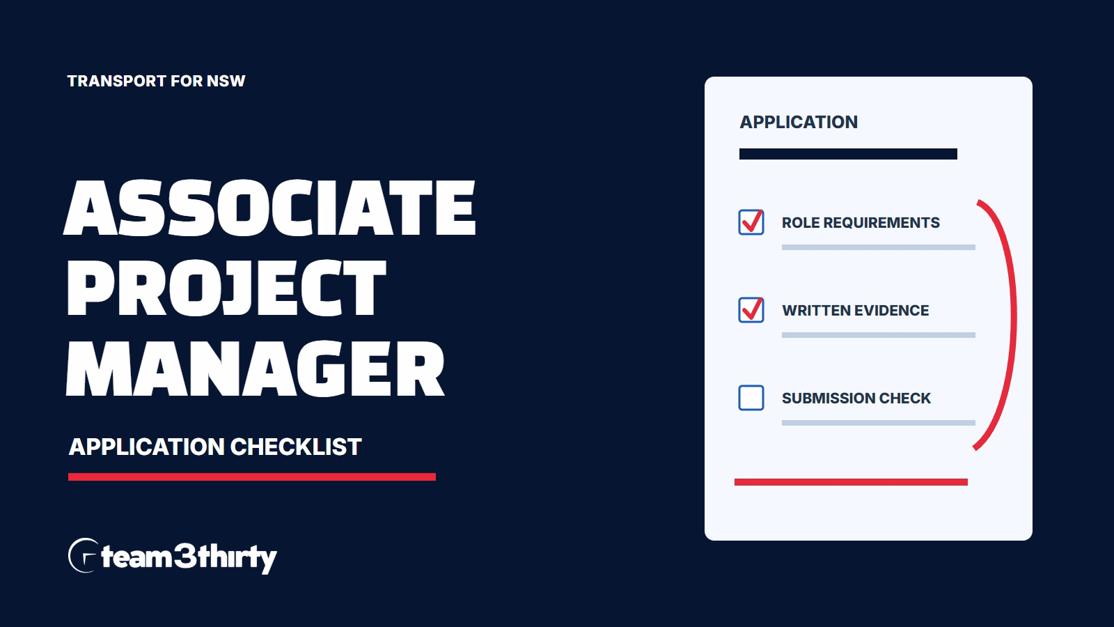 How to apply for Associate Project Manager