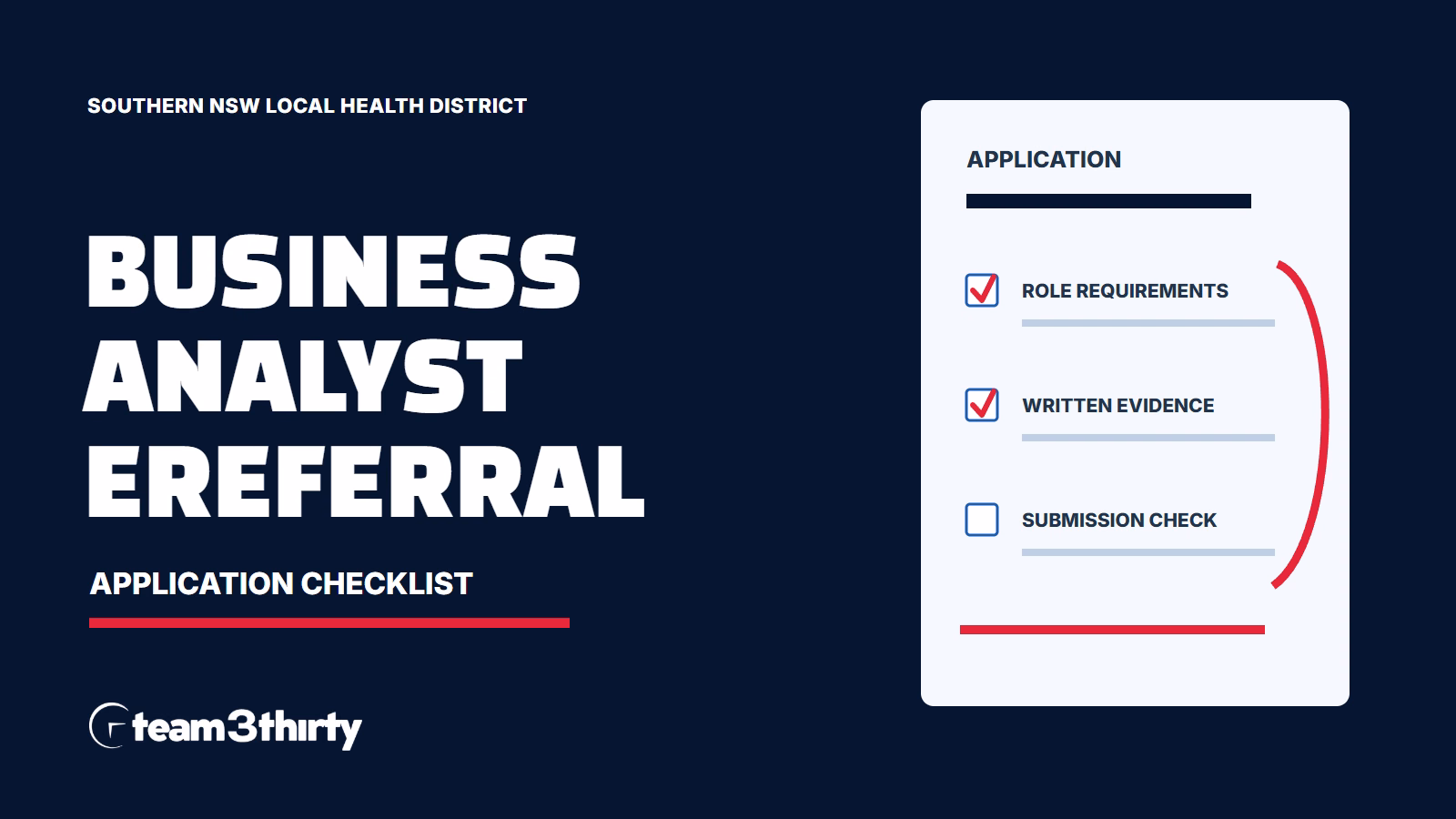 How to apply for Business Analyst – eReferral Implementation – Location Negotiable within Murrumbidgee LHD