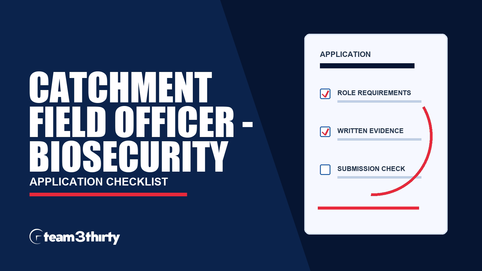 Catchment Field Officer – Biosecurity Application Checklist | NSW Government Jobs