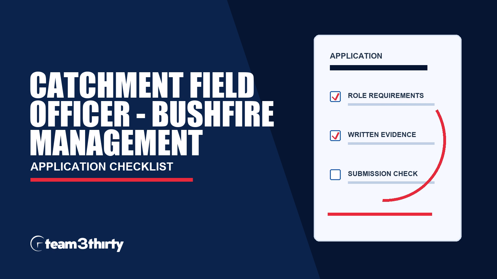 Catchment Field Officer – Bushfire Management Application Checklist | NSW Government Jobs