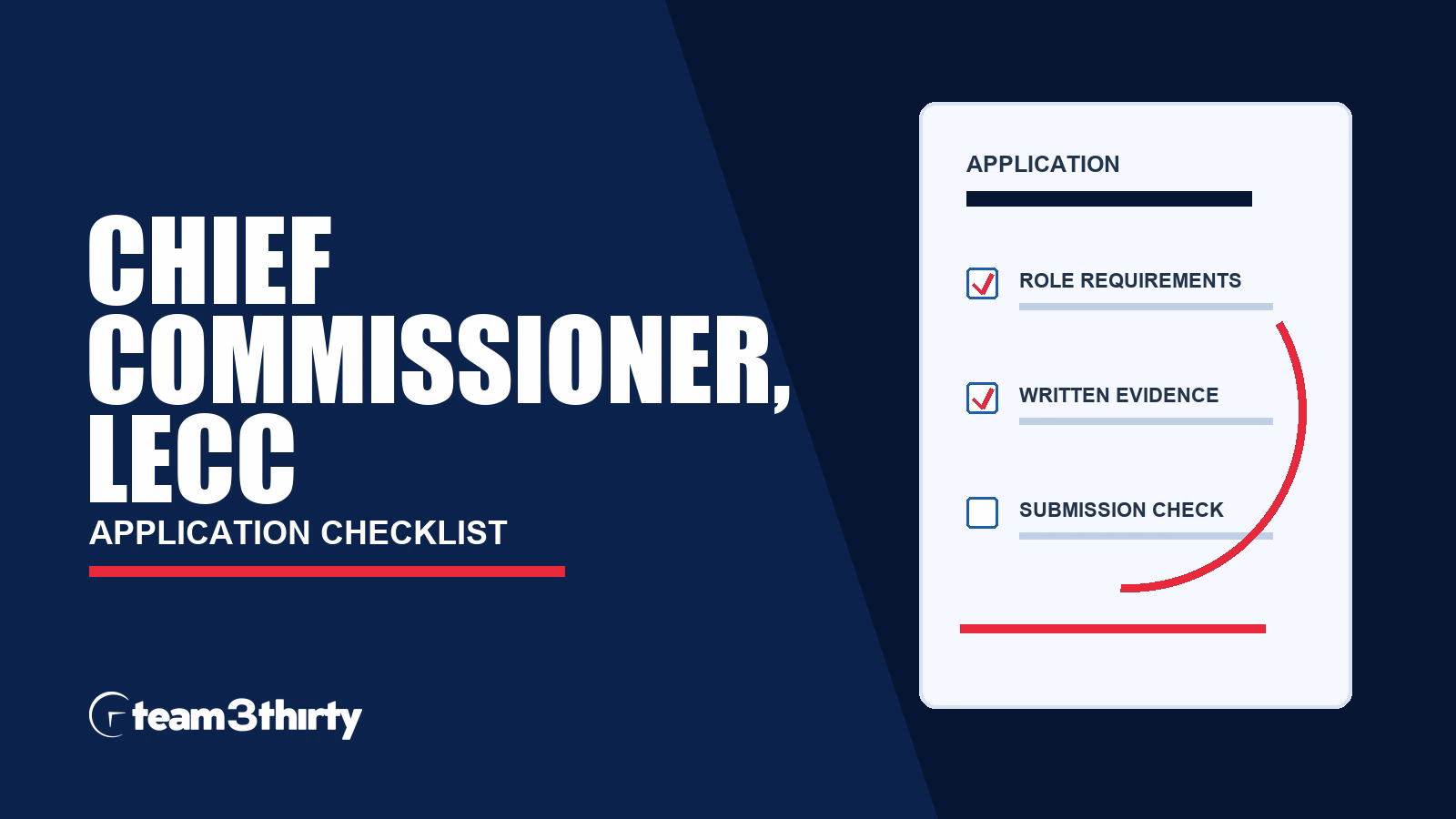 How to apply for Chief Commissioner of the Law Enforcement Conduct Commission