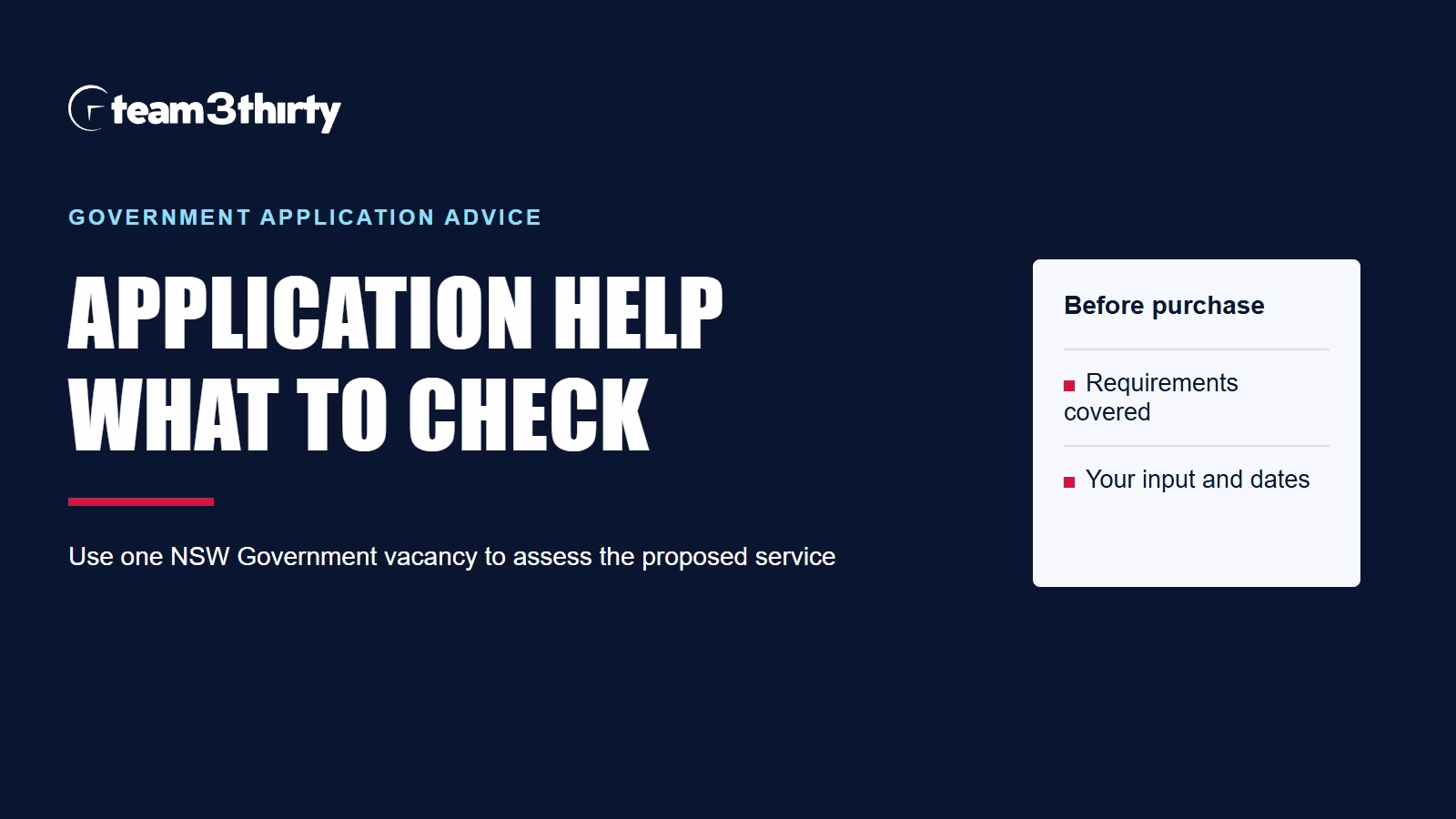 Choosing NSW Government application help: what to settle before paying