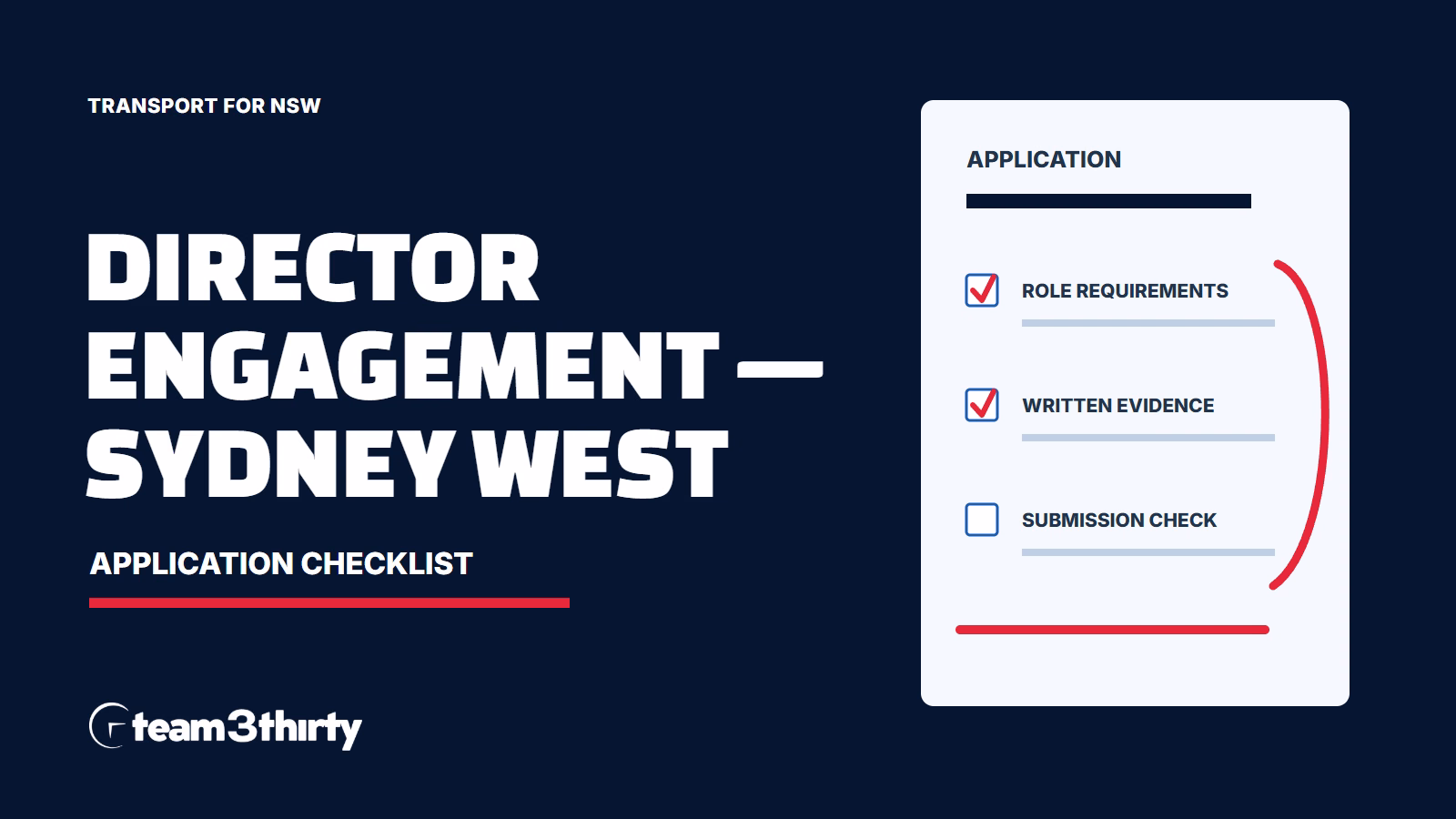 How to apply for Director Community & Stakeholder Engagement – Sydney West
