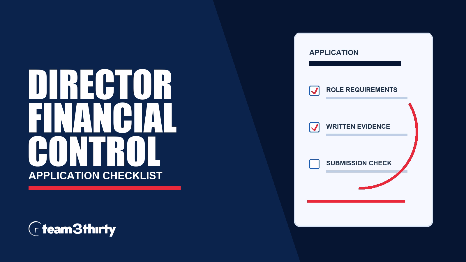 Director Financial Control Application Checklist | NSW Government Jobs