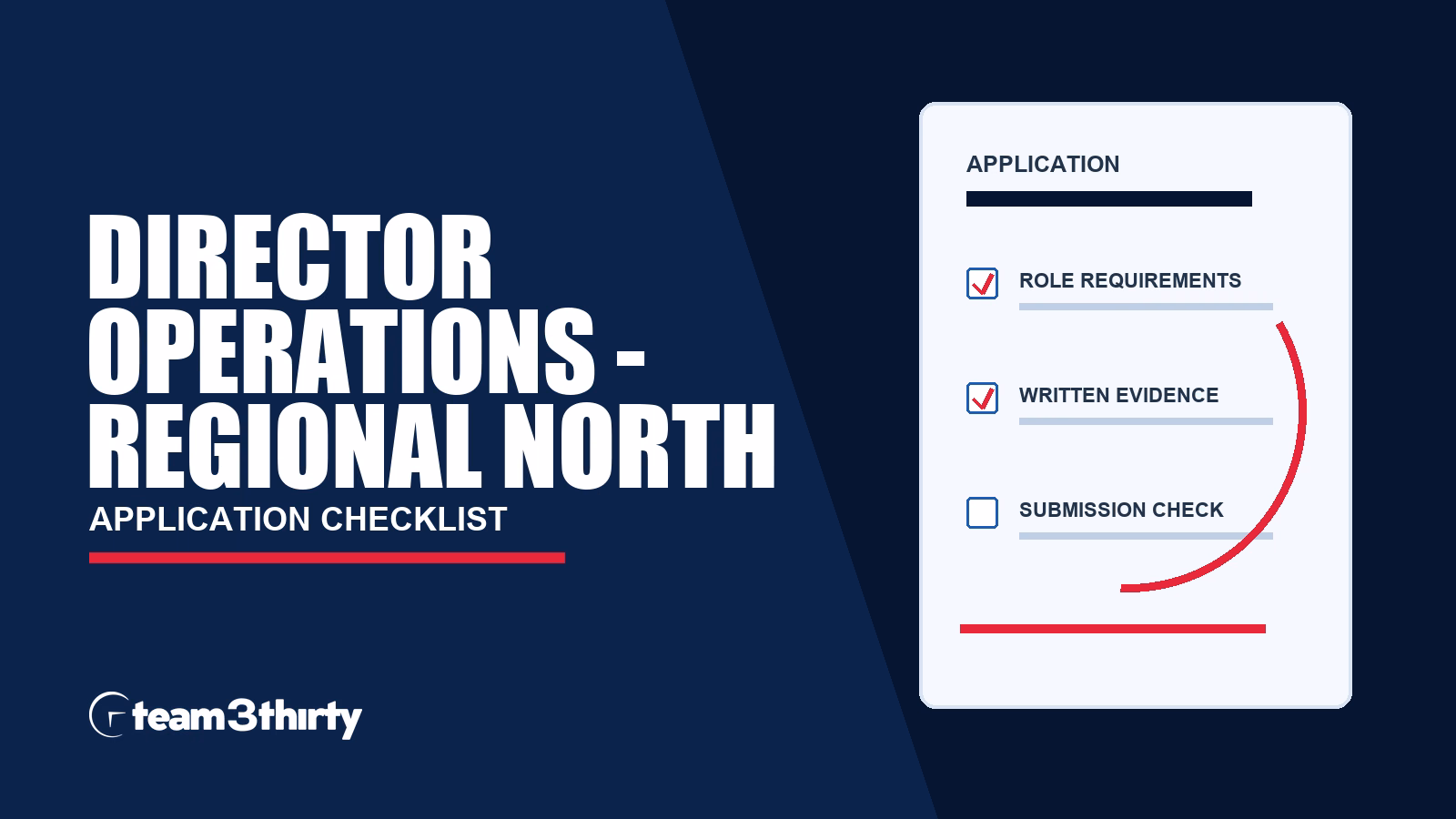 Director Operations – Regional North Application Checklist | NSW Government Jobs