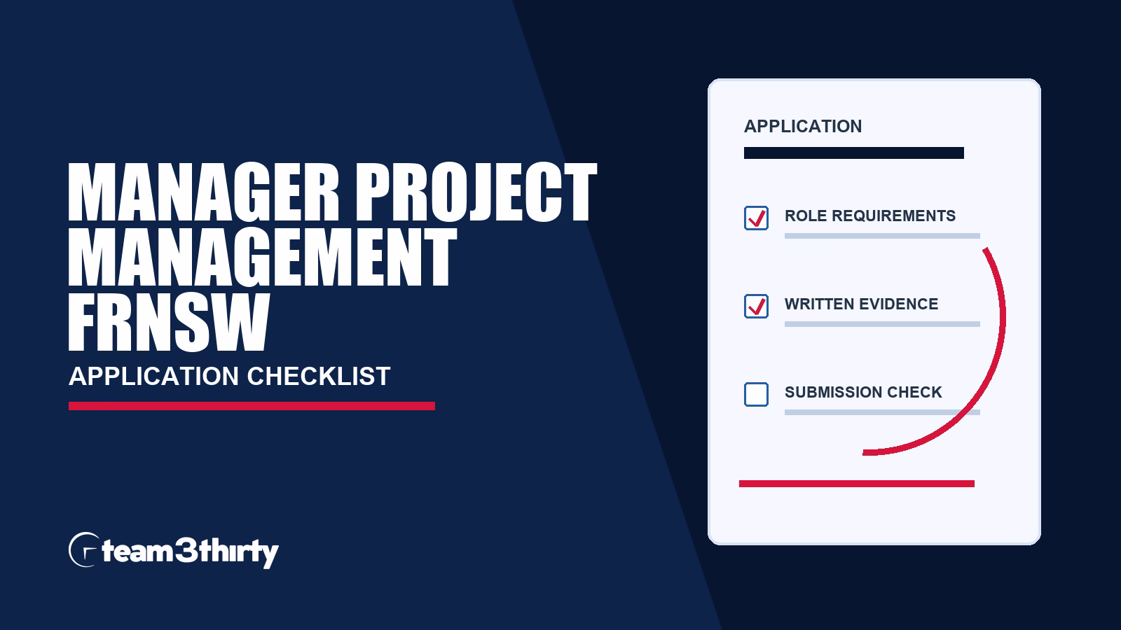 Manager, Project Management application checklist: two 500-word responses for Fire and Rescue NSW