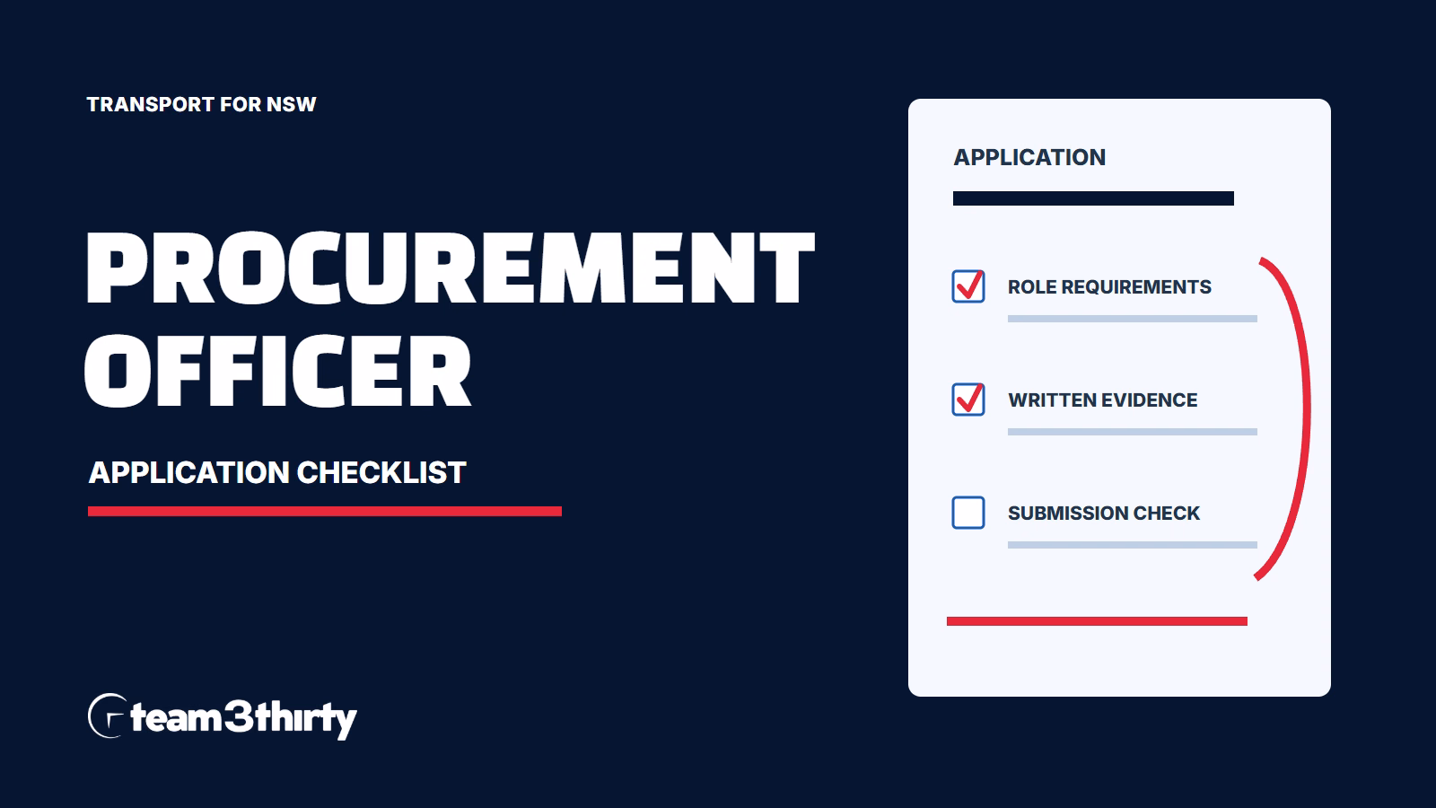 How to apply for Procurement Officer