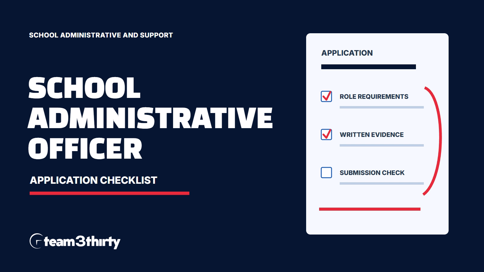 School Administrative Officer - Full time - Ongoing - Cammeraygal High School application checklist - School Administrative and Support